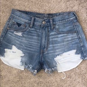 Hi-Rise Fedtival Denim Shorts